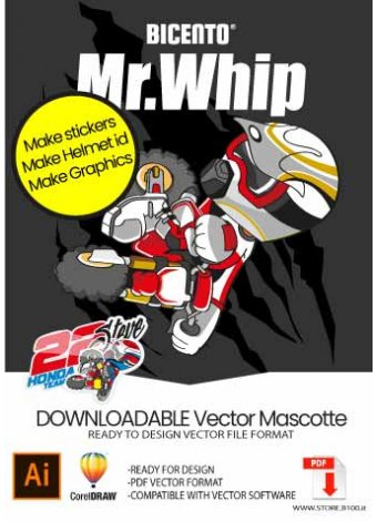 Mascotte WHIP in PDF vettoriale